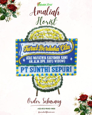 Papan Bunga Duka di Magetan